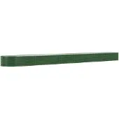 vidaXL Plantenbak 620x80x36 cm gegalvaniseerd staal groen