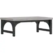 vidaXL Monitorstandaard 37x23x14 cm bewerkt hout grijs sonoma eiken