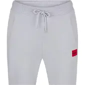HUGO Heren Fleece Logo Relaxed Fit Joggingbroek (Medium Blauw)