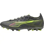 Puma Heren Ultra 5 Match Stevige Grond Voetbalschoenen (Gematteerd Zilver)