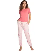 Pj Salvage Stars-joggingbroeken voor dames (Rosa)