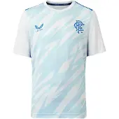 Castore Kinderen/Rangers FC Voetbalshirt (Wit/Lapisblauw)