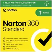Norton 360 Standard | Jaarabonnement | 1 Apparaat | Automatische verlenging