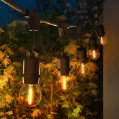 LEDVION - Prikkabel Lichtsnoer Buiten 10M - E27 Fitting - Koppelbaar - Incl. Stekker - Tuinverlichting
