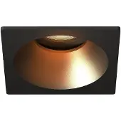 LEDVION – LED Inbouwspot Vierkant 81x81mm – Zwart – Dimbaar – Kantelbaar – GU10 – 2700K – 3W – IP20