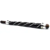 AW Gifts Twisted Healing Wand - Copper Tiger Eye Star