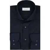 Profuomo overhemd slim fit donkerblauw effen