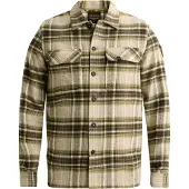 PME Legend Overhemd 'Overshirt with lumberjack check pattern' groen