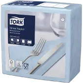 Tork 477905 dinnerservet lichtblauw 39x39 cm 2-laags 1800 stuks (477905)