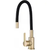 Gamma Keukenmengkraan Flex 2000 Geborsteld Goud - Flexibele Uitloop