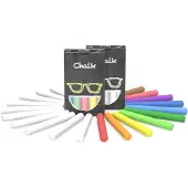 Magpaint - Schoolbordkrijt - Wit & Kleur - Set van 20