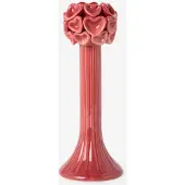 Sissy-Boy Roze kandelaar met hartjes