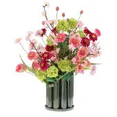 Maxifleur Kunstplanten Kunstboeket Joyce Lagos 65 cm in Twisted Tubevaas