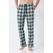 Hajo Premium heren lounge broek marine blauw | Maat 58