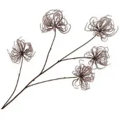 Silk-ka Kunstbloem Bosrank Bruin H 63 Cm