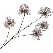 Silk-ka Kunstbloem Bosrank Bruin H 63 Cm