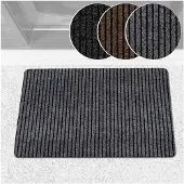 ANRO Mischa Deurmat Grijs 90x60 cm - Antislip - Rubberen rug