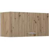 Vicco Hangkast R-Line, Artisanaal eiken/Goudkleurig Eiken, 80 cm Plat