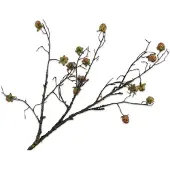 Silk-ka - Kunsttak - bramentak - roze - H74 cm - 2 stuks