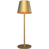 LEDVION – Oplaadbare Tafellamp Nyra – LED - Goud – Dimbaar – IP54 – USB