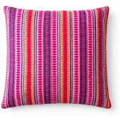 Ancient Wisdom Classic Cushion Cover - Neon Stripes - 45x45cm