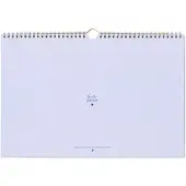 HEMA Familieplanner 37x25cm lichtblauw