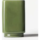 HEMA Kandelaar ⌀4.5x8.5cm Kub keramiek groen (groen)