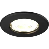 LEDVION - LED Inbouwspot - Dimbaar - 5W - 2700K - Ø84mm - IP65 - Zwart