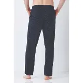 Hajo Premium heren lounge broek marine blauw | Maat 50