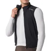 Castelli Winddicht Vest Espresso 2 Zwart Wit, Maat L