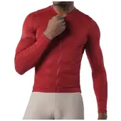 Castelli - Espresso 2 L/S Jersey - Fietsshirt S, rood