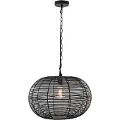 Olucia - PHEBE - Hanglamp - Zwart - Vorm: Rond