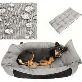 PillowPrim Hondenmand 2-in-1 XL: Waterdichte Hondenkussens & bench