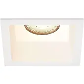 LEDVION – LED Inbouwspot Vierkant 85x85mm – Wit – Dimbaar – GU10 – 2700K – 3W – IP20