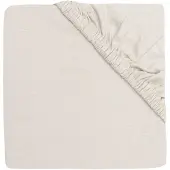 Jollein Hoeslaken Ledikant - 70/75x140/150cm - Jersey - Sand