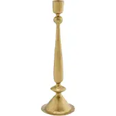 Lene Bjerre Inine kandelaar Goudkleurig, 9x9x29 cm