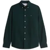 Tommy Hilfiger Overhemd 'Heritage' donkergroen