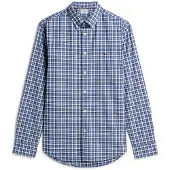 Tommy Hilfiger Overhemd 'Flex' blauw / knalrood / zwart / wit