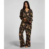 Hunkemoller Pyjamabroek goud / zwart
