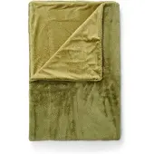 Essenza Furry Plaid Cedar green - 150x200 cm