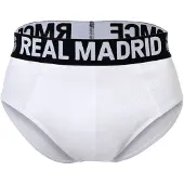 Real Madrid Slip lichtgrijs / zwart / wit