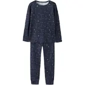 Guppy pyjama met print - donkerblauw Jongens Polyester Ronde hals - maat 104