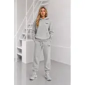 24 uomo Basic Trainingspak Dames Grijs | Maat: M