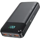 Siltcon Powerbank 30000mAh - USB-C 22.5W - Snellaadkabel