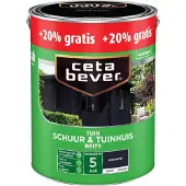 Cetabever Schuur en Tuinhuis Beits Antraciet Zwart 3L