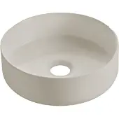 Wiesbaden Colosso Opzetwastafel Rond 36cm Keramiek - Beige - 8721214114032 - Wastafels, Opzetwastafels