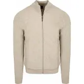 Casamoda Vest Zip Hybrid Gewatteerd Taupe