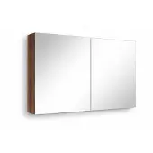 Sanicare Qlassics spiegelkast 120cm met spiegeldeuren nera oak