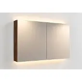 Sanicare Qlassics Ambiance spiegelkast 100cm met spiegeldeuren nera oak