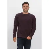 Butcher of Blue Heren Truien & Vesten Flux Heavy Waffle Sweat - Bordeaux - Maat XL